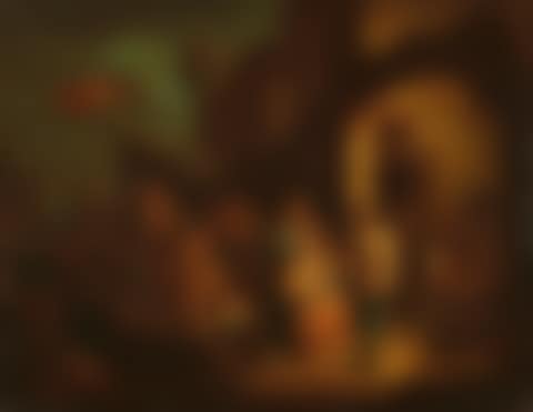 Busy village scene (preview)