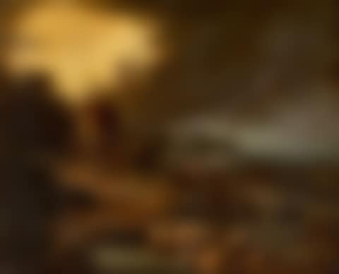 Landscape with a thunderstorm approaching (preview)