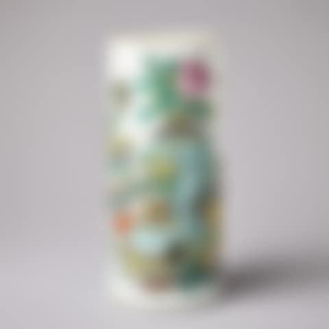 A FAMILLE ROSE "ANTIQUITIES" BRUSH VASE (preview)