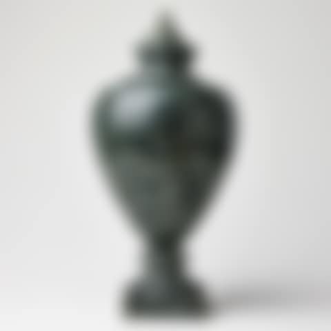 URN with LID; sculpted Greek porphyry, so called Lapis Spartanus/Lapis Lacedaemonius (preview)