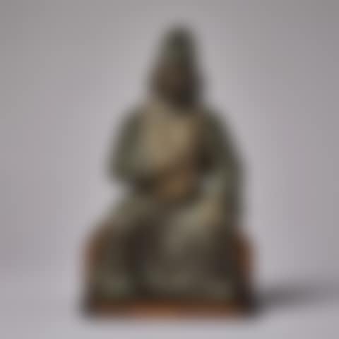 A BRONZE FIGURE OF A DAOIST DIGNITARY (preview)