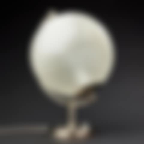  Glass globe, on metal stand (preview)