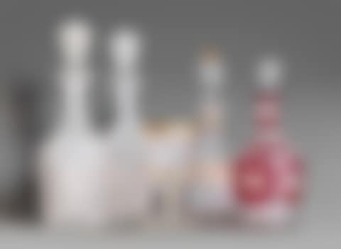 Four bottles and a crystal goblet (preview)