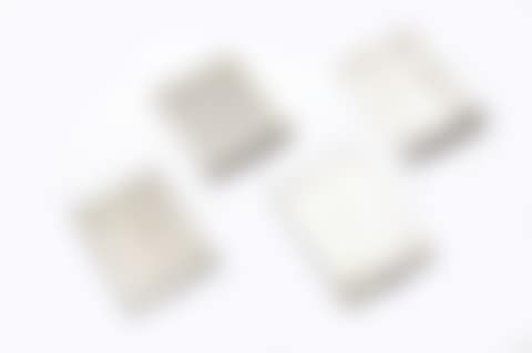Lot consisting of four silver cigarette cases with geometric pattern (preview)