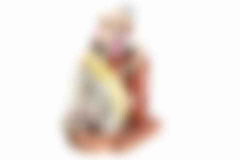 porcelain sculpture depicting a young woman sitting asleep (preview)