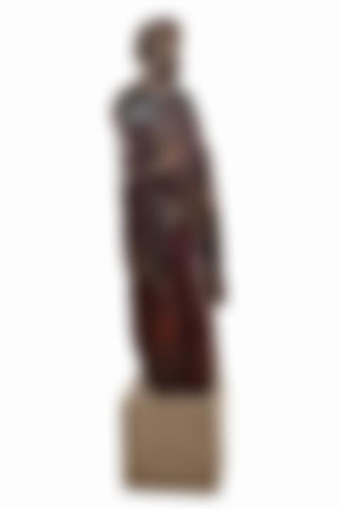Polychrome wooden sculpture depicting a saint (preview)