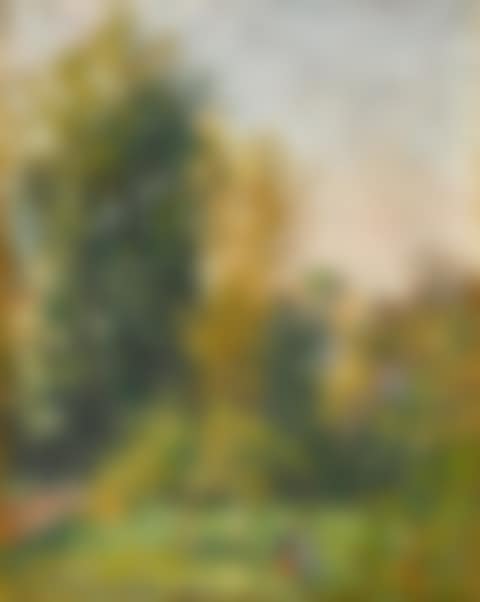 Paysage avec deux personnages, Éragny, automne (preview)