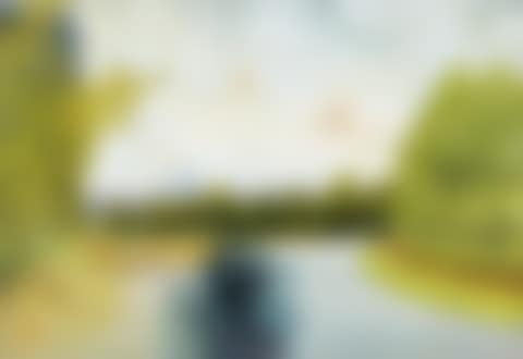 Spring landscape in the park with a view of Ostend (preview)