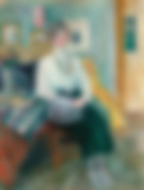 Portrait d"Augusta Boogaerts assise (ca. 1930) (preview)