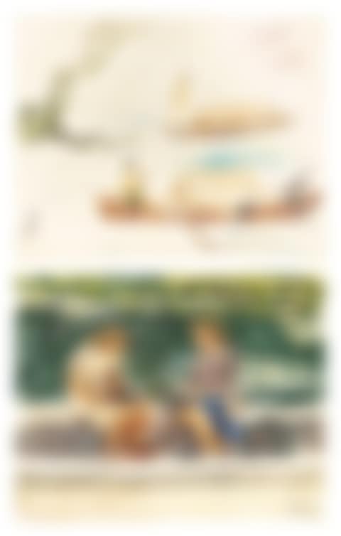 Boats on a river (preview)