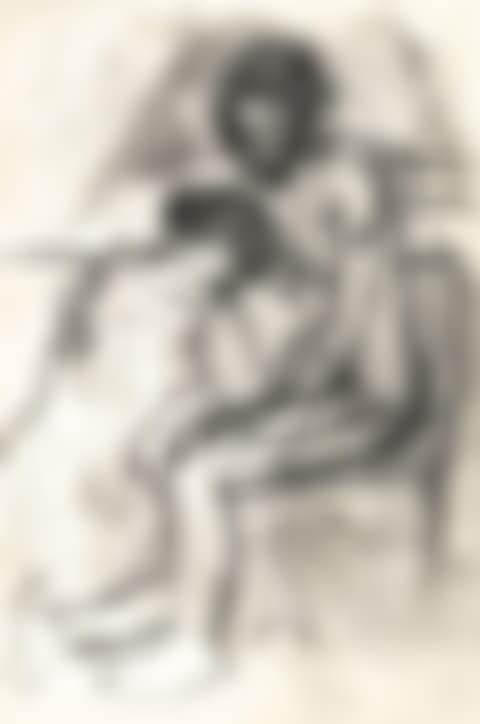 Two women in an interior (ca. 1930) (preview)