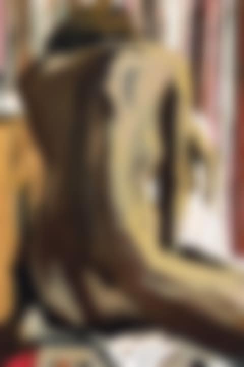 Seated Nude From The Back (preview)