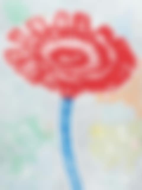 Red and blue flower #1 (preview)