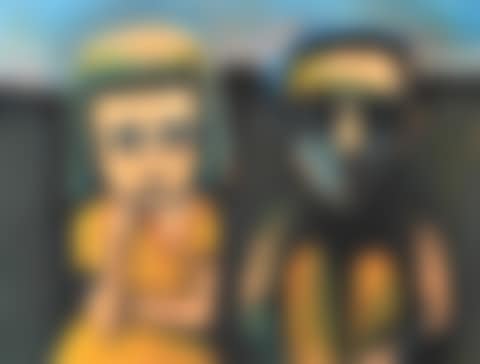 Seated Children in Landscape (preview)