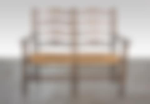 A 19TH CENTURY FRENCH LADDERBACK SETTEE (preview)