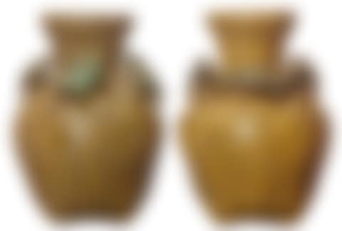 PAIR OF FRENCH 19TH CENTURY MAJOLICA BASKET FORM VASES (preview)
