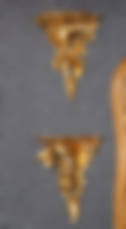 Pair of Italian Leaf Motif Shelves; Pair of Decorative Shelves (preview)