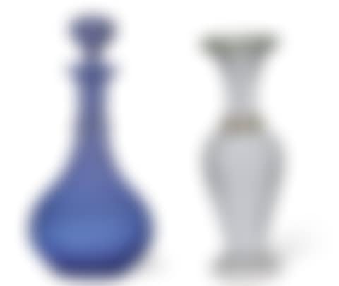 TWO ITALIAN FILIGRANA GLASS VESSELS (preview)