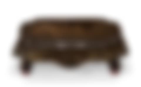 A CHINESE MOTHER-OF-PEARL INLAID BLACK LACQUER TABLE, KANG (preview)