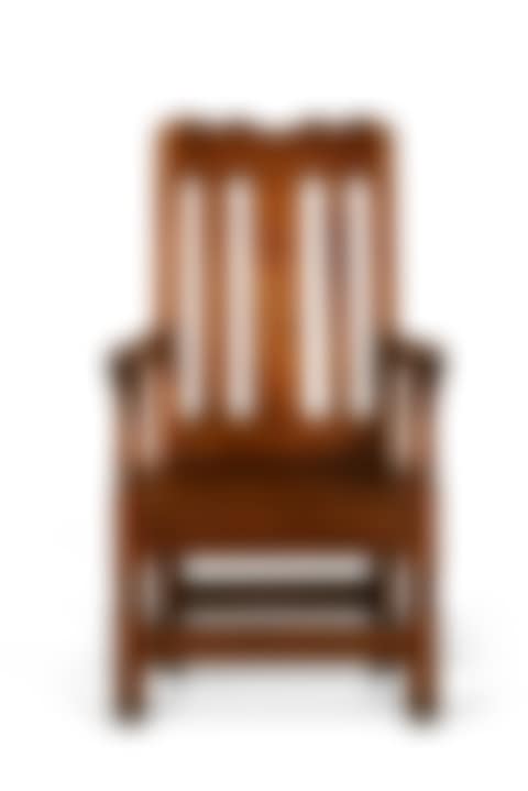 A WILLIAM AND MARY JOINED WALNUT ARMCHAIR (preview)