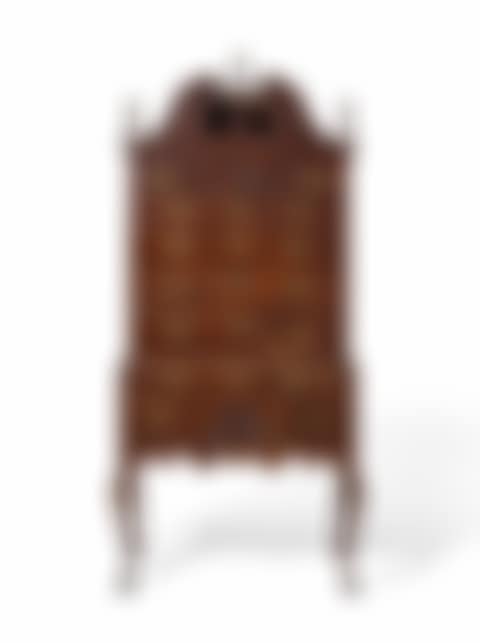 THE WILCOX FAMILY QUEEN ANNE CARVED CHERRYWOOD HIGH CHEST-OF-DRAWERS (preview)