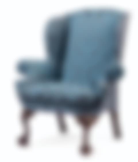 A CHIPPENDALE CARVED MAHOGANY EASY CHAIR (preview)