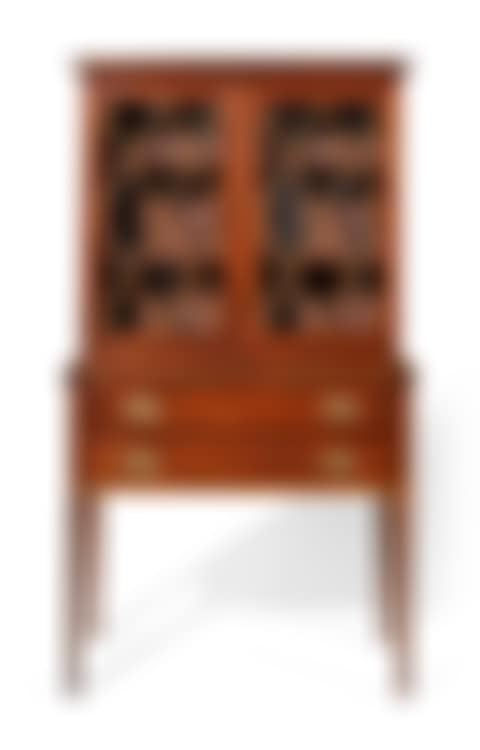 A FEDERAL INLAID MAHOGANY SECRETARY BOOKCASE (preview)