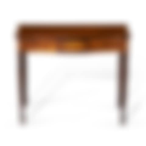 A FEDERAL FLAME-BIRCH VENEERED CARD TABLE (preview)
