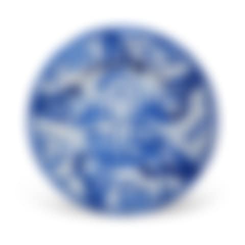A DUTCH DELFT BLUE AND WHITE MYTHOLOGICAL CHARGER (preview)