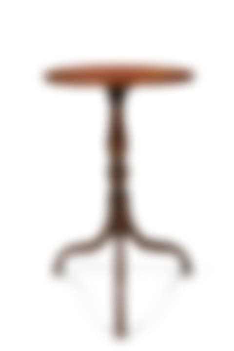 A FEDERAL RED-PAINTED BIRCH CANDLESTAND (preview)