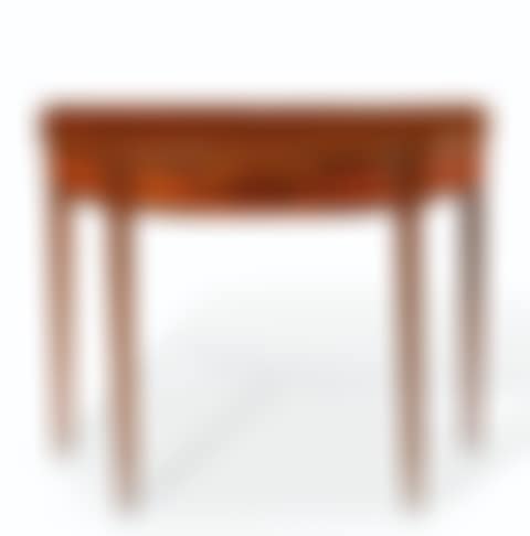 AN FEDERAL INLAID MAHOGANY CARD TABLE (preview)