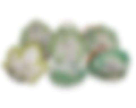 SEVEN ENGLISH PORCELAIN LEAF-SHAPED DISHES (preview)