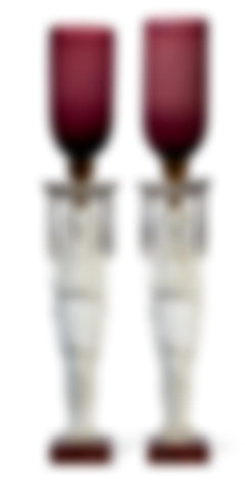 A PAIR OF FRENCH BISCUIT FIGURES MOUNTED AS CANDELABRA (preview)
