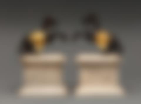 Pair of Rearing Horses (preview)