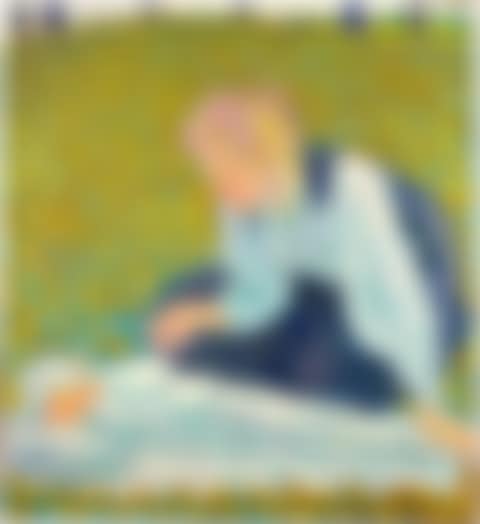 Mutter und Kind auf blumenübersäter Wiese (preview)