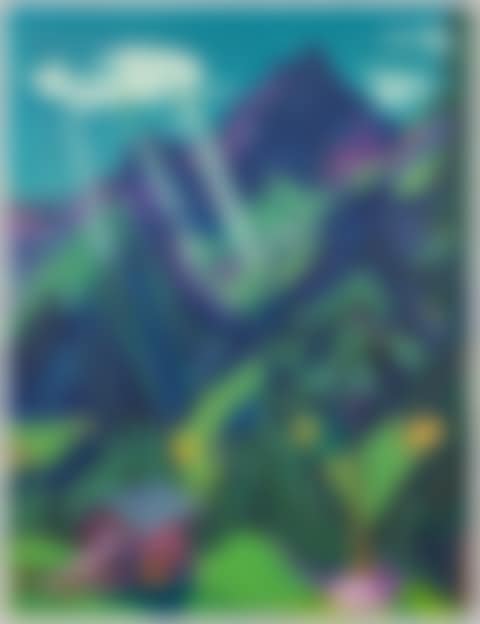 Bündner Landschaft mit Sonnenstrahlen (preview)