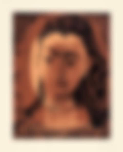 Portrait of Jacqueline in an imprimée dress February 15 and March 7, 1962 (preview)