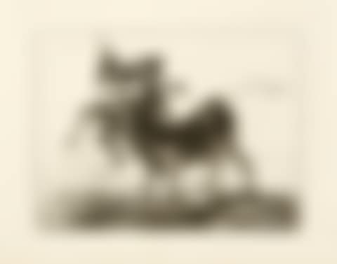 L"Aveugle enlevé sur les cornes d"un taureau (preview)