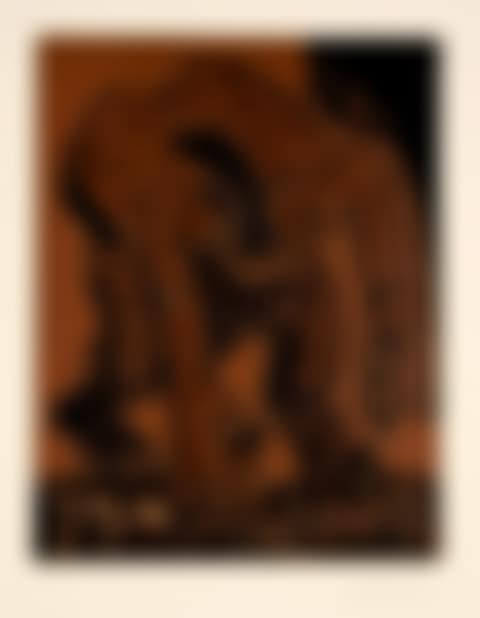 Femme nue cueillant des fleurs (preview)