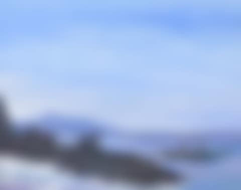 "A COUPLE VIEW THE CURRACH FROM THE ROCKS AT DOWNINGS SEAFRONT" (preview)