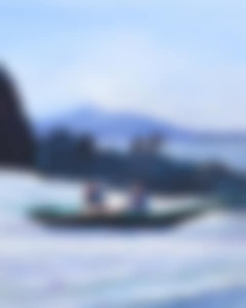 "CURRACH MEN COMING ASHORE AT DOWNINGS BEACH" (preview)