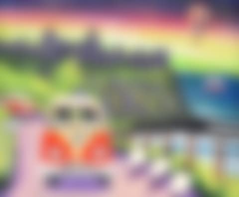 "ANDY PATS WANDERING SHEEP VIEWING THE NORTHERN LIGHTS" (preview)