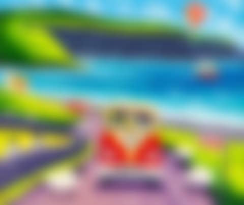 "ANDY PATS WANDERING SHEEP VIST THE CLIFFS OF MOHER" (preview)