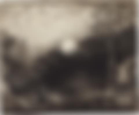 A Shepherd leading his flock under the full moon (preview)