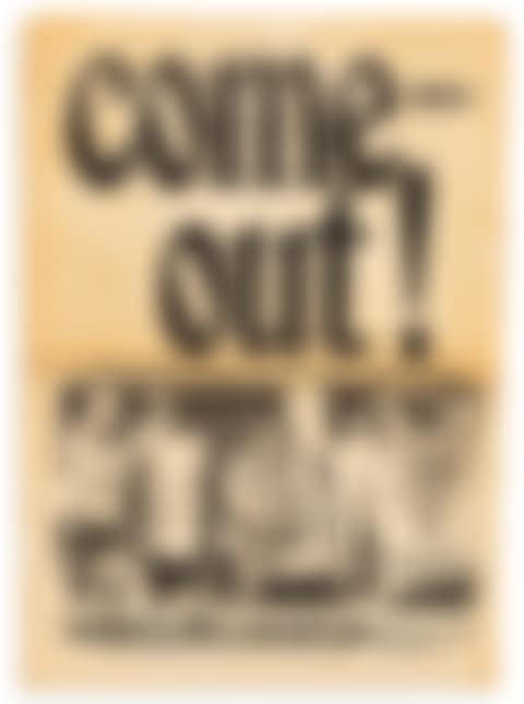An issue of "Come Out: A Liberation Forum for the Gay Community." (preview)