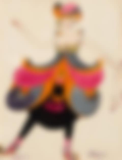 SET OF FOUR MASQUERADE COSTUME DESIGNS (preview)