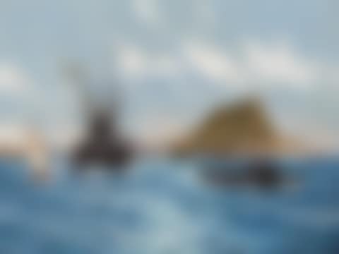 A DEVONSHIRE CLASS CRUISER AND HER DESTROYER ESCORT LEAVING GIBRALTAR (preview)