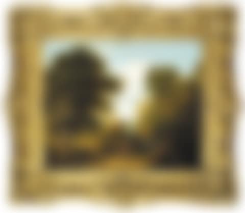 TRAVELLER IN EXTENSIVE WOODED MOUNTAIN LANDSCAPE (preview)