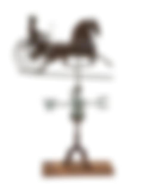 Antique American Copper "Sulky" Weather Vane (preview)