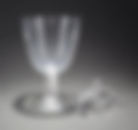 Giant Airtwist Spiral Stem Goblet and a Porpoise (preview)